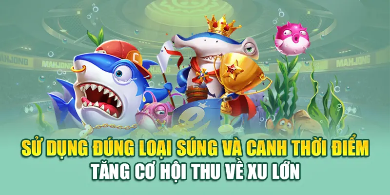 Bắn Cá Vàng – Mục Tiêu Dễ Trúng, Thưởng Lớn Tại 79king 3 Sử dụng đúng loại súng và canh thời điểm tăng cơ hội thu về xu lớn